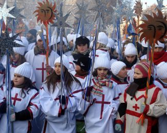 International Student Blogger - Alilo, traditional Georgian Christmas parade